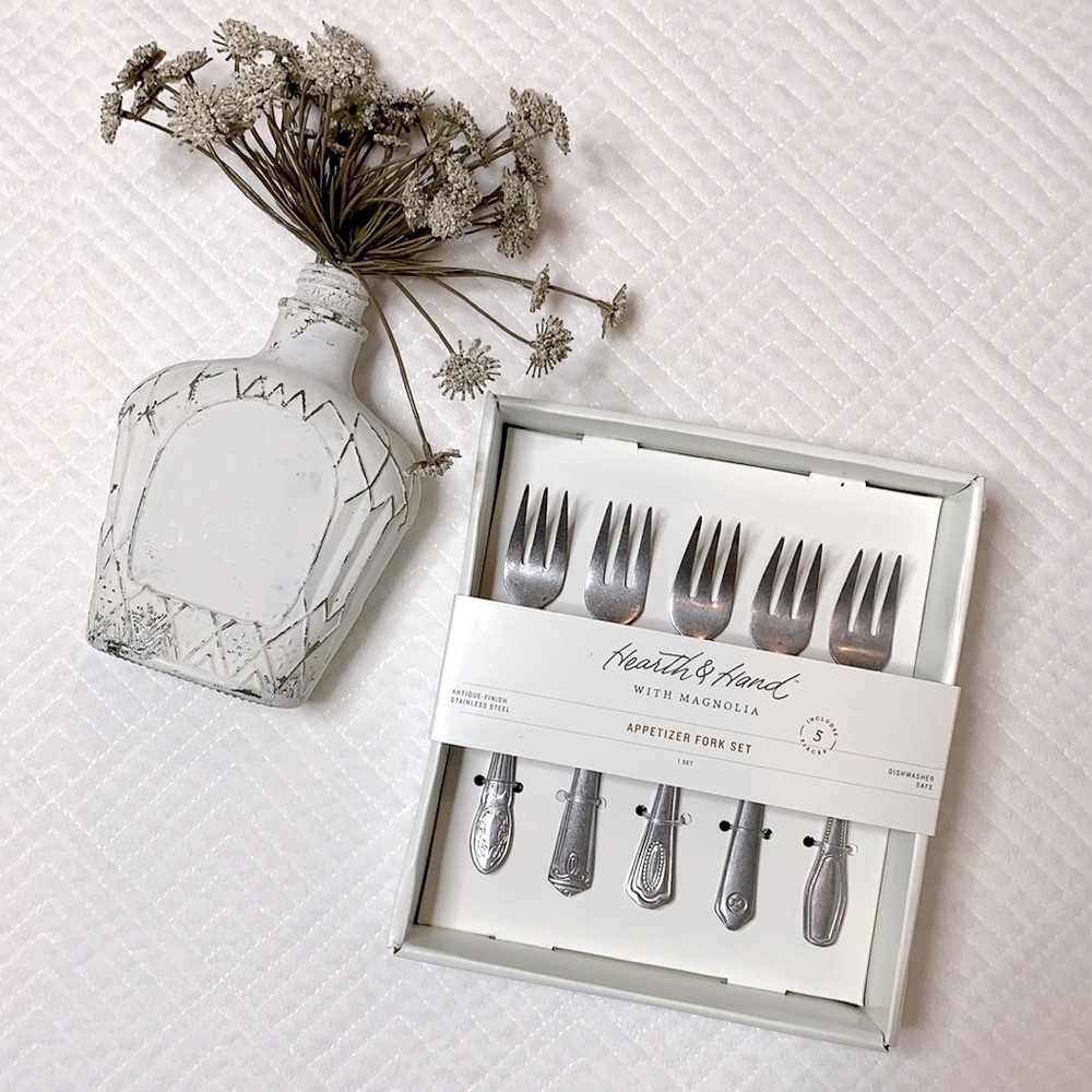 Hearth & Hand 5 Piece Appetizer Fork Set - Picture 7 of 7